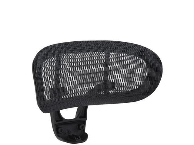 Photo 1 of CLATINA LYL Series Adjustable Height Breathable Mesh Headrest, Black
