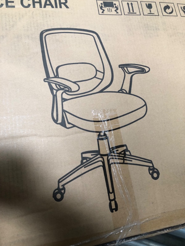 Photo 1 of Office Chair With Lumbar Support Mesh Backrest