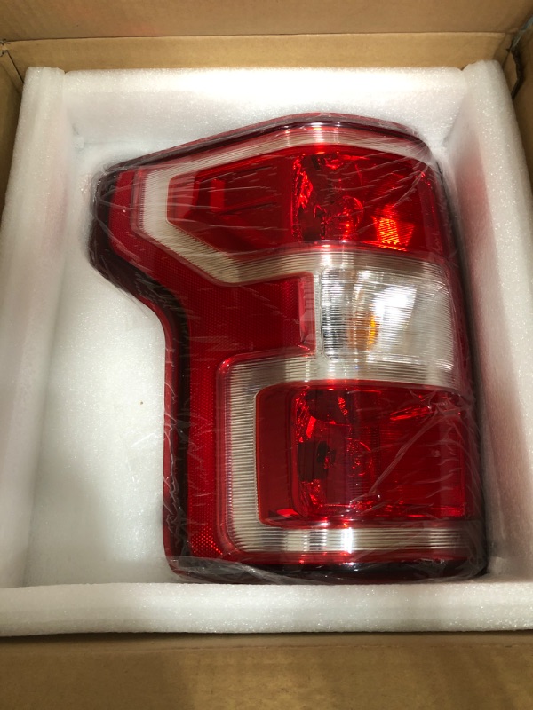 Photo 2 of Fitrite Autoparts New Left Driver Side Tail Light Assembly For 2018-2020 Ford Pickup F-150, Bulb Type FO2800265 JL3Z13405H