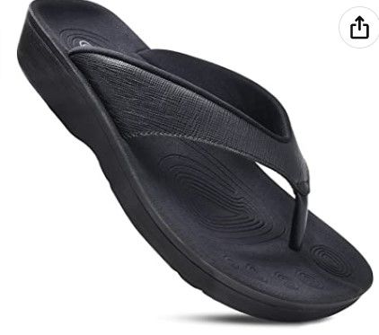 Photo 1 of AEROTHOTIC Original Orthotic Comfort Thong Style Flip Flops Sandals MENS 8