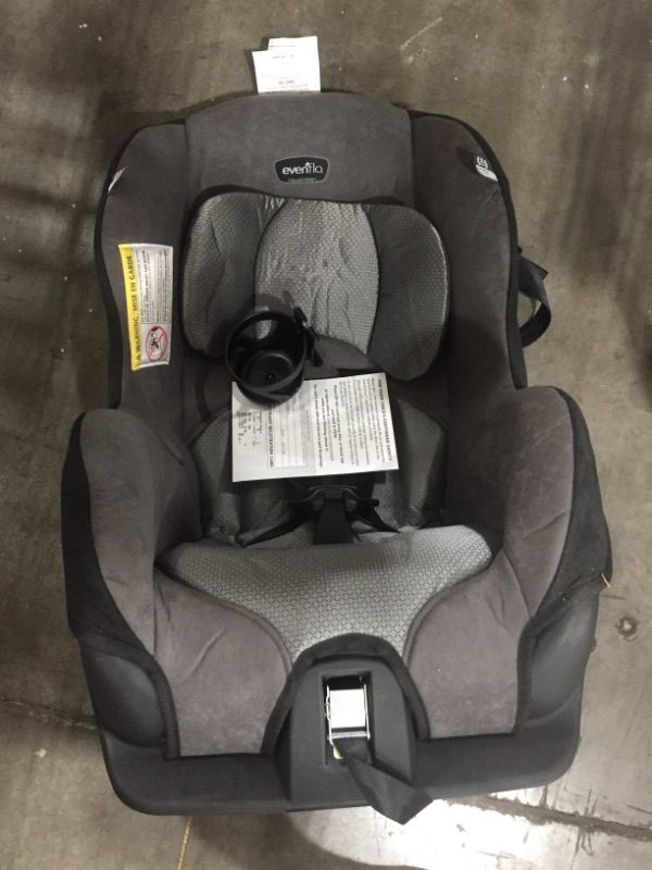 Photo 2 of Evenflo Tribute LX Harness Convertible Car Seat, Solid Print Gray