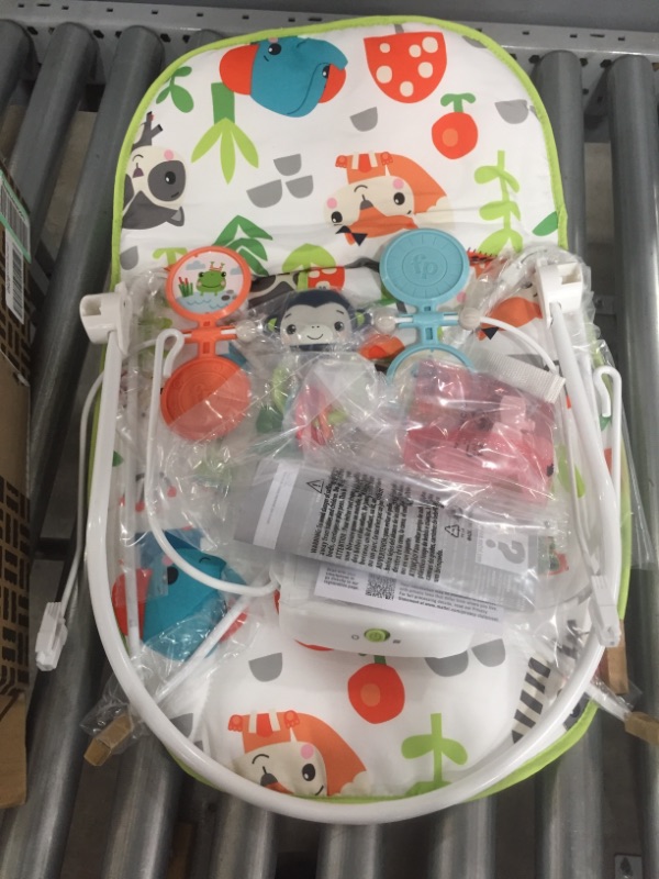 Photo 2 of Fisher-Price Baby's Bouncer – Baby Bouncing Chair for Newborns and Infants, Dimensions: 3 inches (L) x 17.75 inches (W) x 20.0788 inches (H)