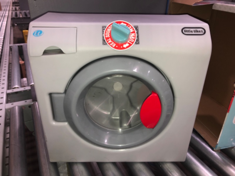 Photo 2 of Little Tikes First Washer Dryer - Realistic Pretend Play Appliance for Kids, Interactive Toy Washing Machine with 11 Laundry Accessories, Unique Toy, Ages 2+
