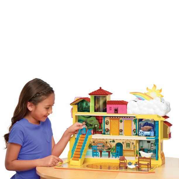 Photo 1 of Disney Encanto Magical Casa Madrigal Interactive Small Dollhouse Playset, Features Light and Sounds with 3 Floors and includes Mirabel Doll
