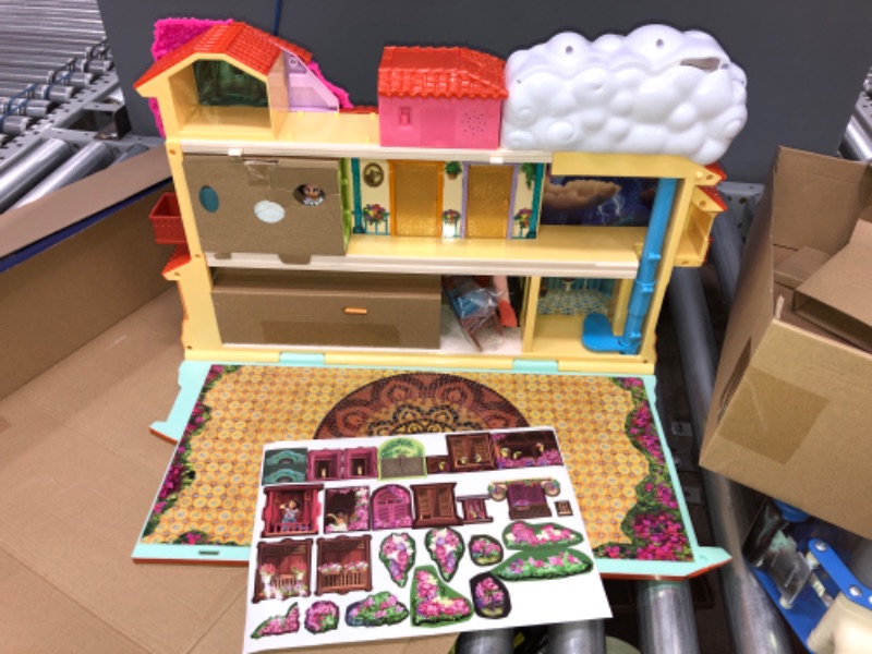 Photo 2 of Disney Encanto Magical Casa Madrigal Interactive Small Dollhouse Playset, Features Light and Sounds with 3 Floors and includes Mirabel Doll
