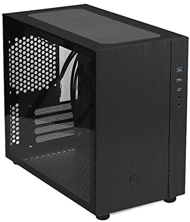 Photo 1 of Goodisory S200 Matx Aluminum Gaming Computer Desktop Case Mini Size Type-C I/O (Black)
