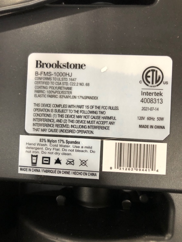 Photo 4 of Brookstone FS1 Shiatsu Foot Massager with Heat | Air Compression, Deep Kneading | 3 Massage Programs
