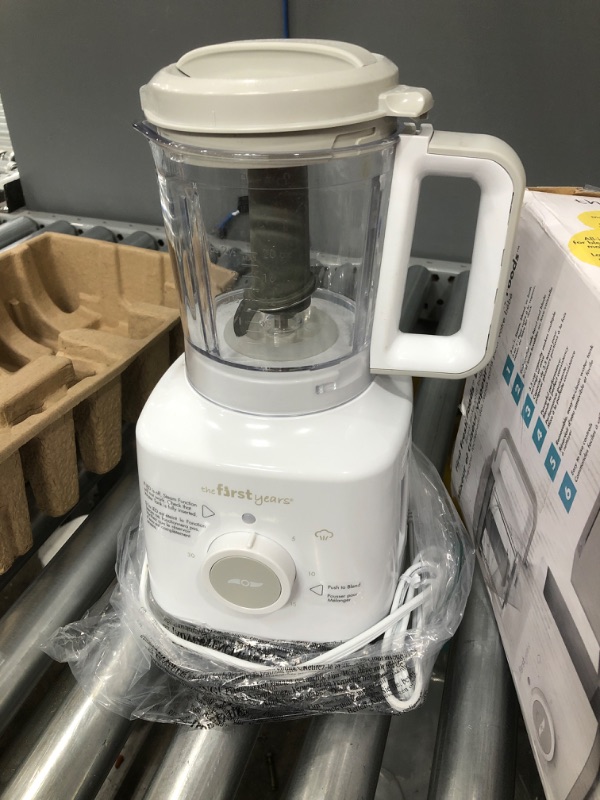 Photo 1 of The First Years First Fresh Foods Blender & Steamer - Baby Food Maker for Healthy Homemade Baby Food – Easy-to-Clean Baby Food Processor – 3.5 Cup Capacity
