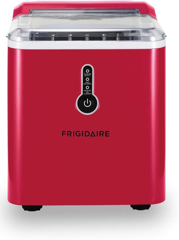 Photo 1 of Frigidaire EFIC102-RED Compact Making Machine, Large Portable Ice Maker, Red, Medium
