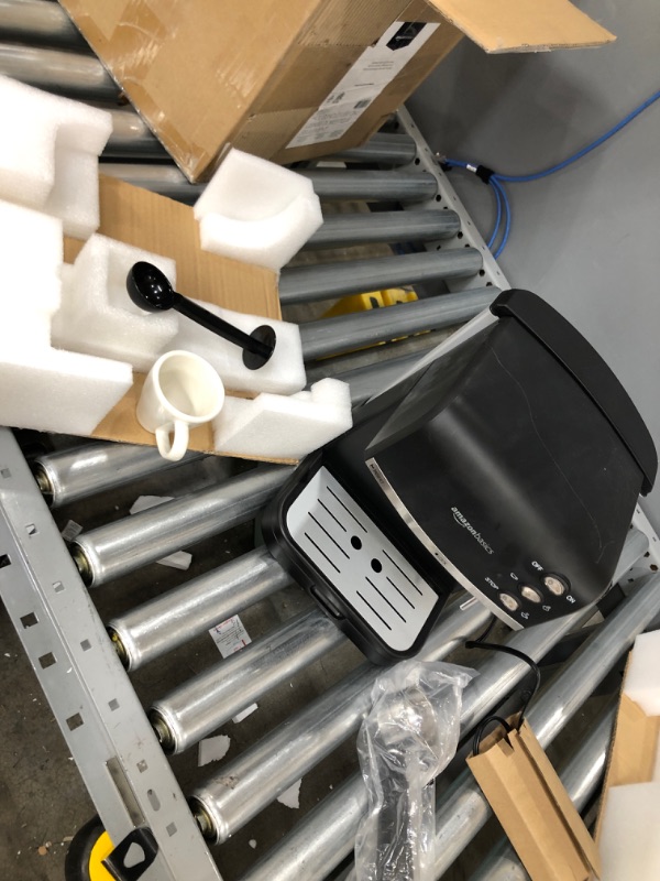 Photo 1 of Amazon Basics Espresso Machine and Milk Frother
