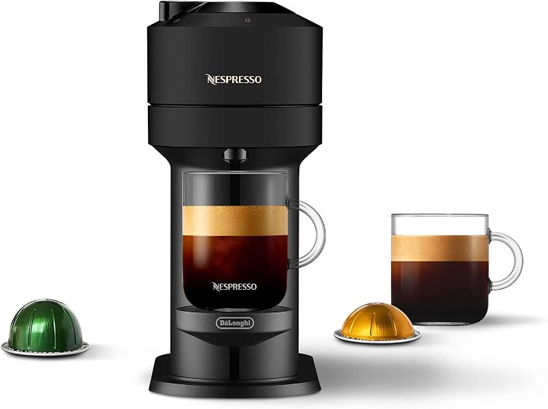 Photo 1 of Nespresso Vertuo Next Coffee and Espresso Maker by De'Longhi, Dark Grey with Aeroccino Milk Frother

