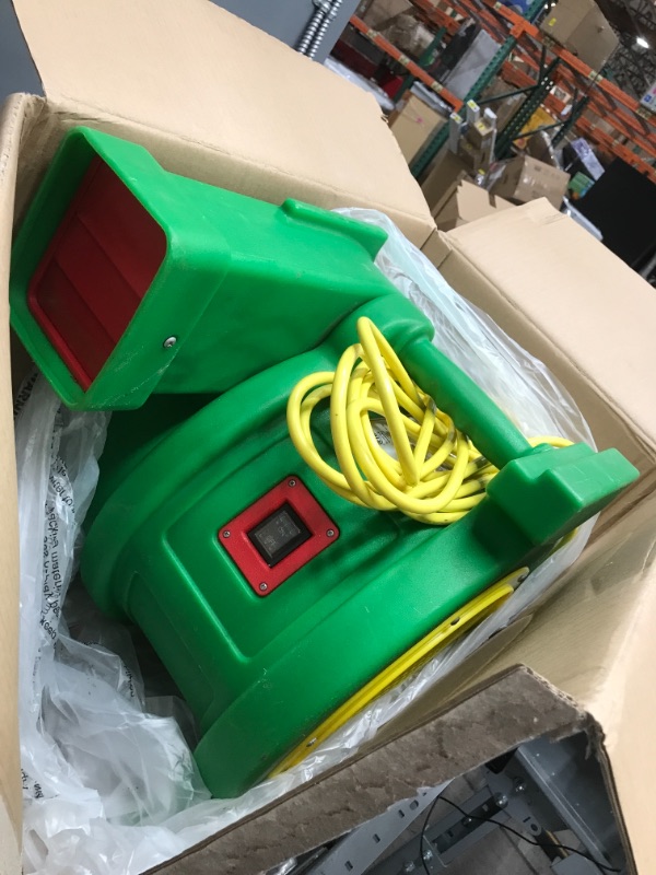 Photo 1 of B-Air Kodiak 1.5 HP ETL Air Blower | Powerful Bounce House Blower Fan for Large Inflatable Bounce House, Bouncy Castle and Slides
