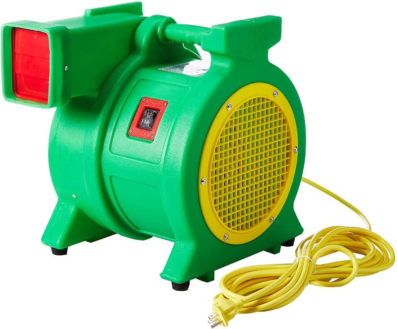 Photo 1 of B-Air Kodiak 1.5 HP ETL Air Blower | Powerful Bounce House Blower Fan for Large Inflatable Bounce House, Bouncy Castle and Slides
