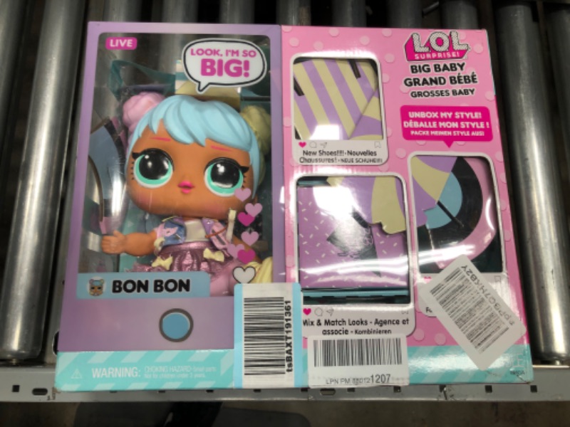 Photo 2 of LOL Surprise Big BB Bon Bon - 11 Inch Large Baby Doll with Colorful Surprises - Toy Doll and Doll Accessories - Happy Birthday Collectible Girls Gifts and Toys for Ages 4-14 Years
