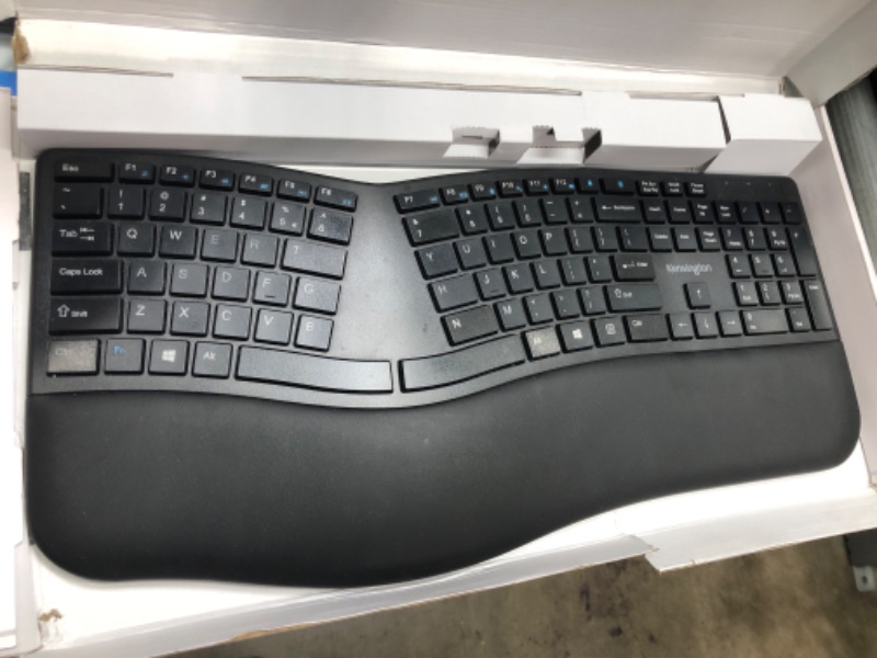 Photo 2 of Kensington Pro Fit Ergonomic Wireless Keyboard - Black (K75401US)
