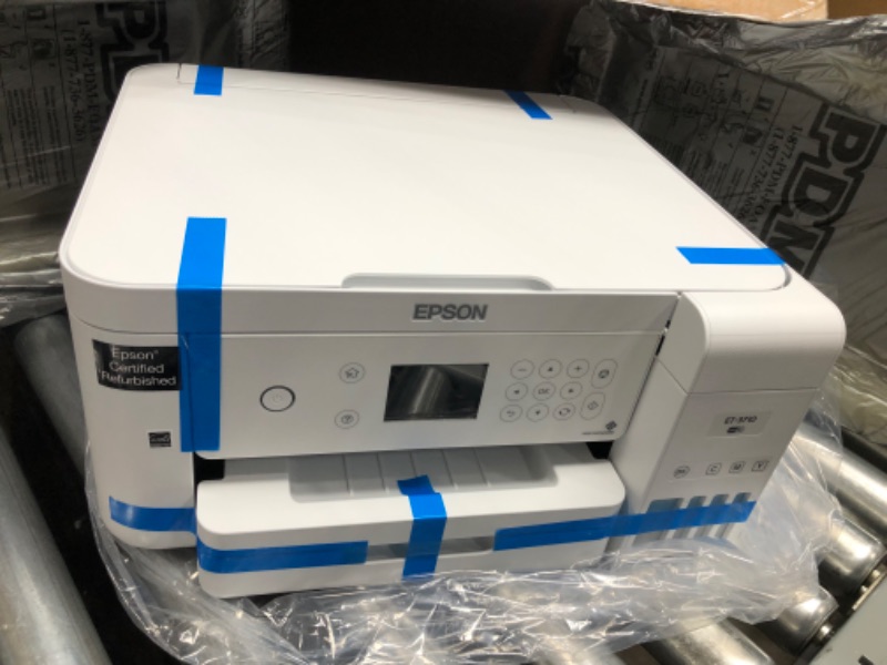 Photo 2 of Epson EcoTank ET-3710 Wireless Color All-in-One Cartridge-Free Supertank Printer 