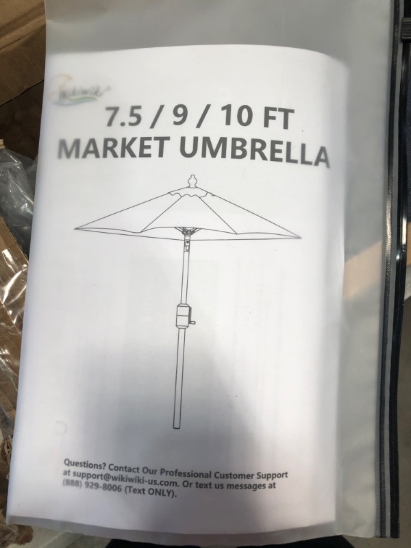 Photo 3 of 10ft navy blue/ MAKRET UMBRELLA 