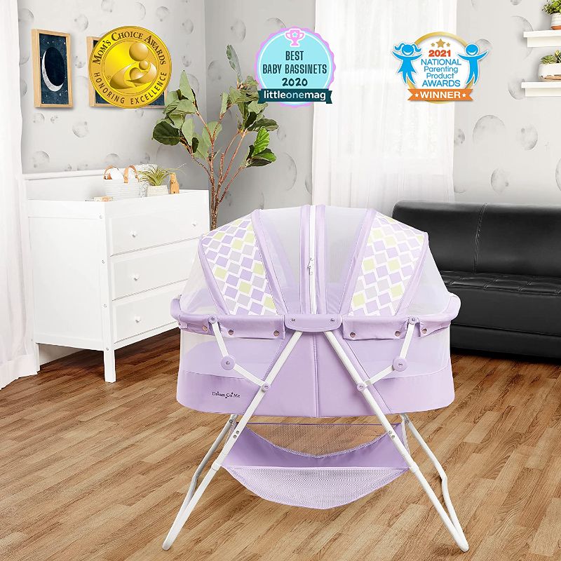 Photo 1 of Dream On Me Karley Bassinet in Periwinkle
