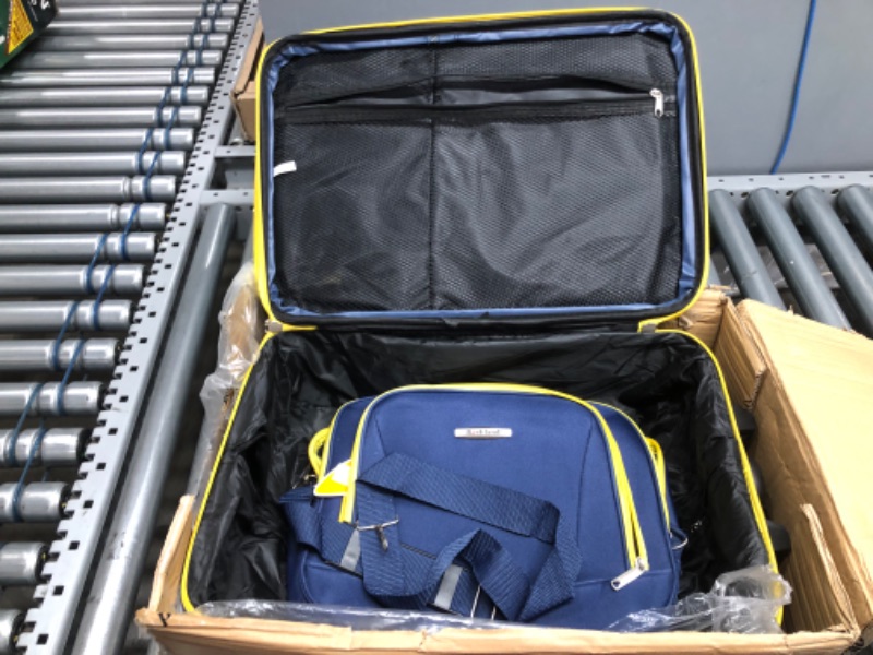 Photo 1 of Rockland Fashion Softside Upright Luggage Set, Navy, 2-Piece (14/19)
