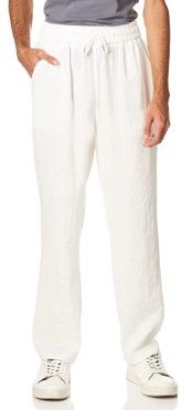 Photo 1 of Men's Classic Fit Drawstring Linen Pant - Small