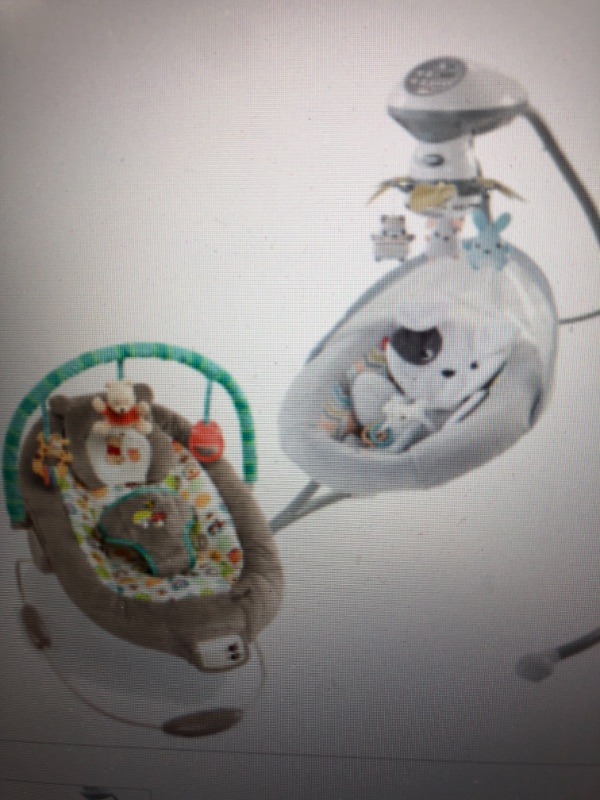 Photo 1 of Fisher-Price Sweet Snugapuppy Cradle 'N Swing, Dual Motion Baby Swing
