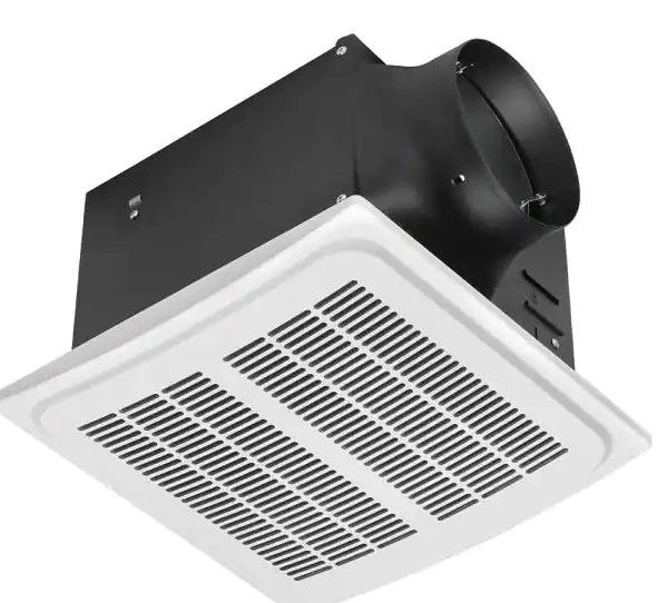 Photo 1 of 140 CFM Ceiling Humidity Sensing Bathroom Exhaust Fan, ENERGY STAR
