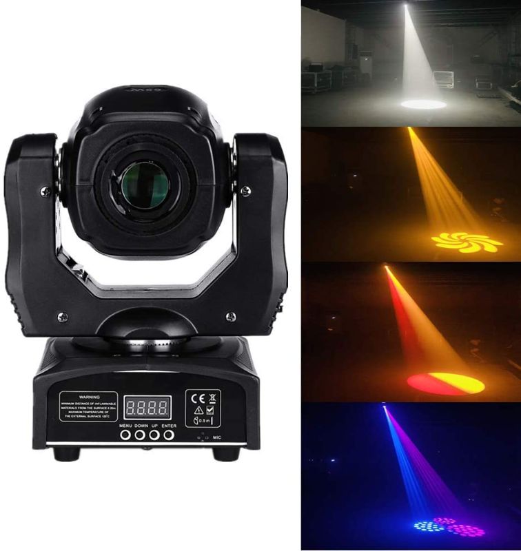 Photo 1 of 75W LED Spot Moving Head Light LED DJ Beam Light LED Mini Moving Head lightwith GOBO&Color Wheel Disco DJs Equipmentnt
