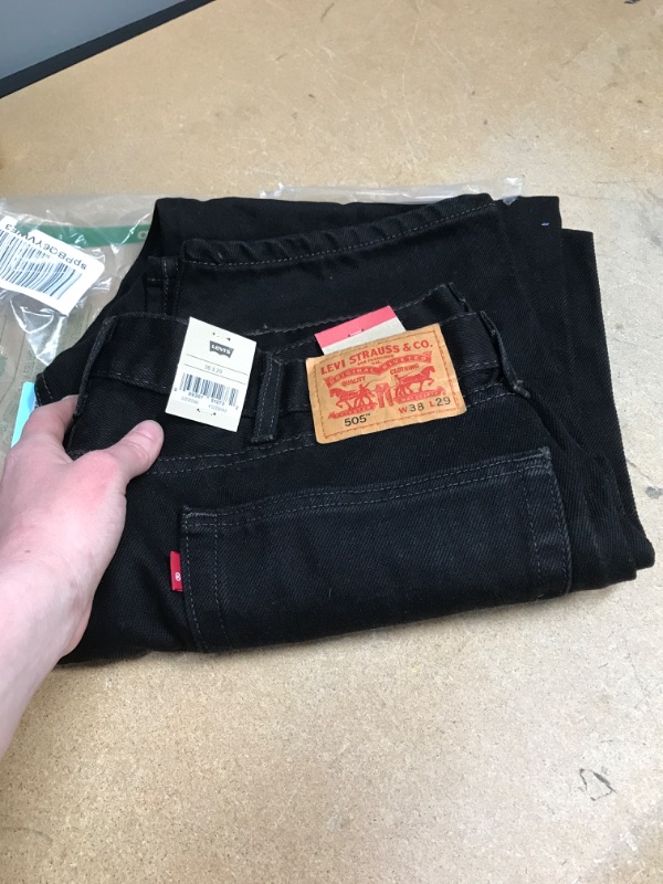 Photo 2 of Levi's Men's 505 Regular Fit Jeans
size w38xL29