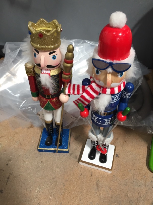 Photo 1 of 2 Wooden Nutcrackers 15 In 