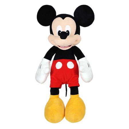 Photo 1 of Disney Junior Mickey Mouse Jumbo 25-Inch Plush Mickey Mouse, Plush Basic, Mickey stands 25 inches tall