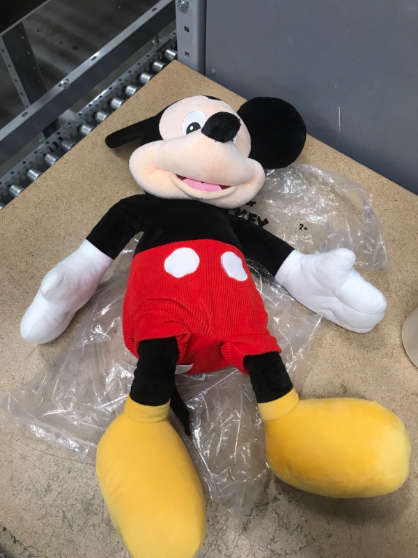 Photo 2 of Disney Junior Mickey Mouse Jumbo 25-Inch Plush Mickey Mouse, Plush Basic, Mickey stands 25 inches tall