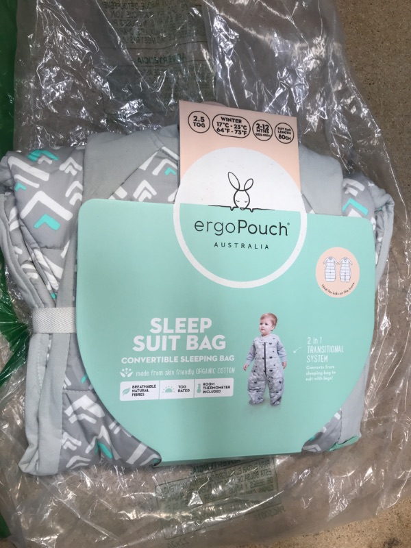 Photo 2 of ErgoPouch Baby Girls and Boys 2.5 Tog Sleep Suit Bag, Size: 3-12 months