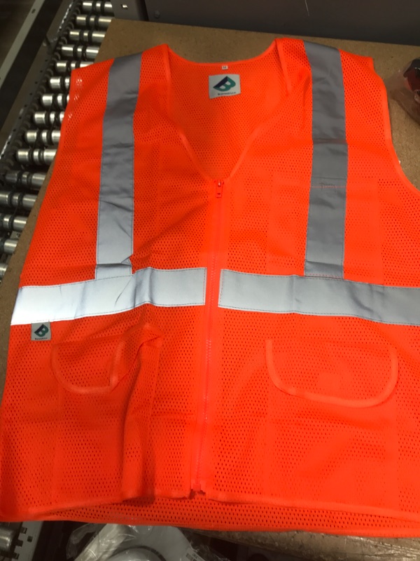 Photo 1 of Braswell High Visibility Safety vest (Median Orange)