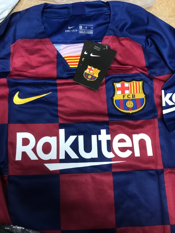 Photo 1 of 2019-2020 Barcelona Home Nike Football Shirt (MESSI 10), Size: Median 