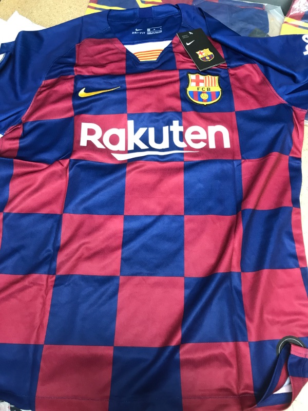 Photo 2 of 2019-2020 Barcelona Home Nike Football Shirt (MESSI 10), Size: Median 