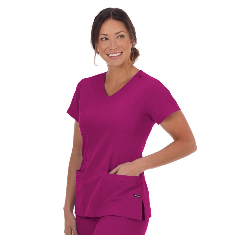 Photo 1 of Jockey Women's Mock Wrap Scrub Top, Style 2306 SMALL 
