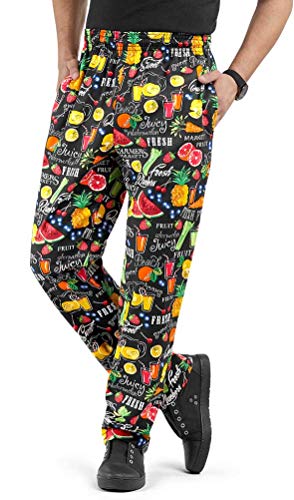 Photo 1 of Men’s Farmers Market Print Baggy Chef Pant (Medium)
