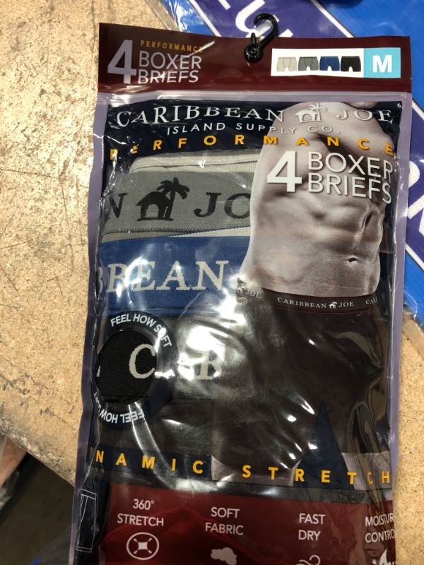 Photo 1 of caribbean joe 4 boxer briefs  size medium 