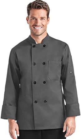 Photo 1 of ChefUniforms.com Men’s Classic Long Sleeve Chef Coat  size Large 