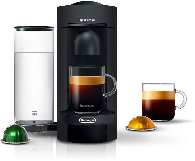 Photo 1 of ** TESTED AND FUNCTION'S** Nespresso Vertuo Plus Coffee and Espresso Maker by De'Longhi, Matte Black
