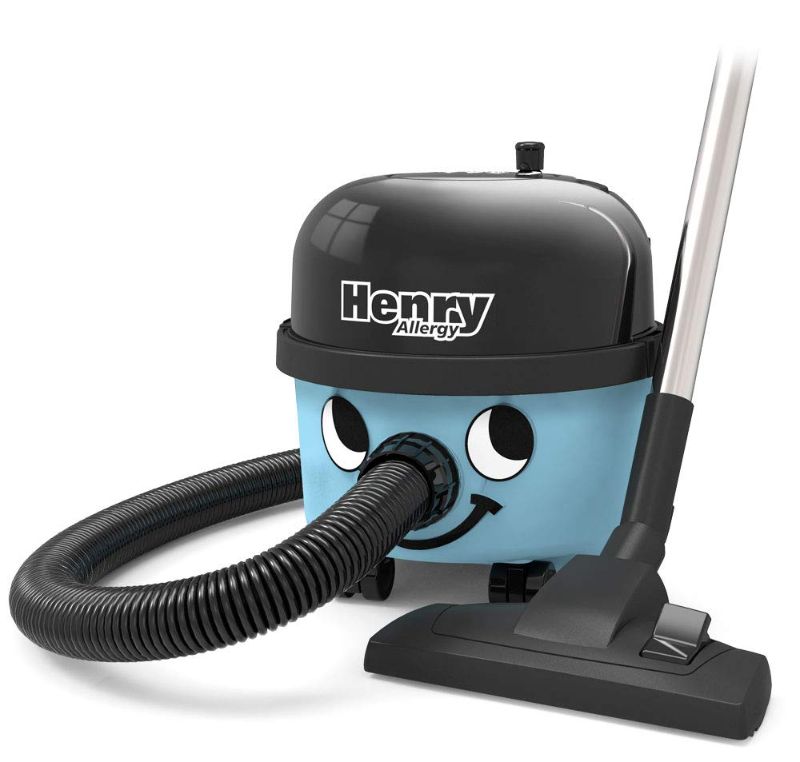 Photo 1 of **TESTED AND FUNCTION'S** Numatic/NaceCare Henry Allergy Canister Vacuum-1.6 Gallon Capacity with Allergy Easing Hepa-Filtration and AST9 Professional Accessory kit (Blue)
