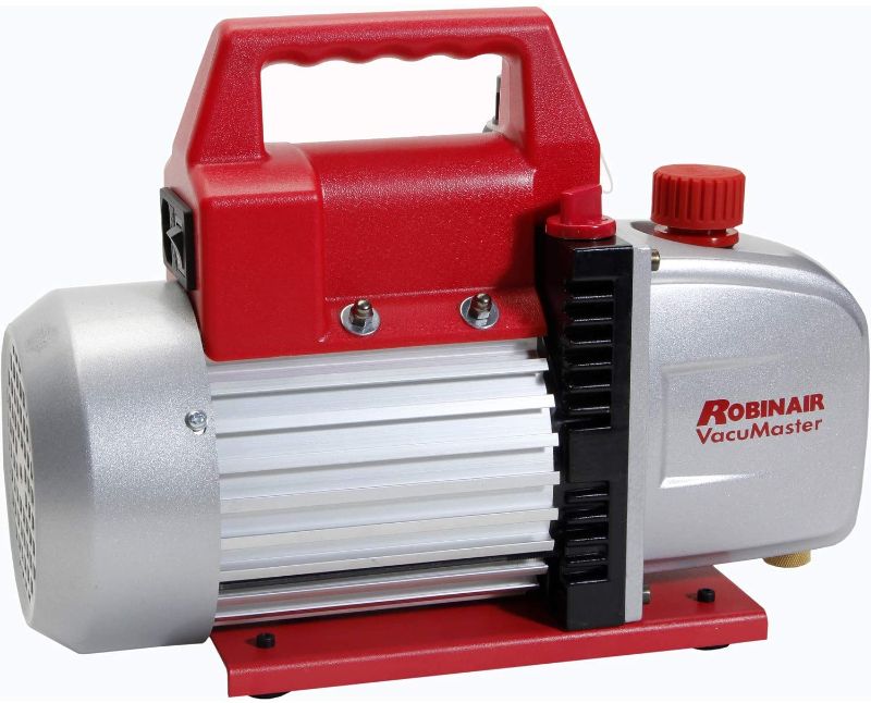 Photo 1 of **TESTED AND FUNCTIONS**  Robinair (15500) VacuMaster Economy Vacuum Pump - 2-Stage, 5 CFM , Red
