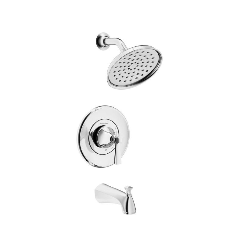 Photo 1 of American Standard Rumson Single-Handle 1-Spray Tub and Shower Faucet with 1.8 GPM in Polished Chrome Valve Included
