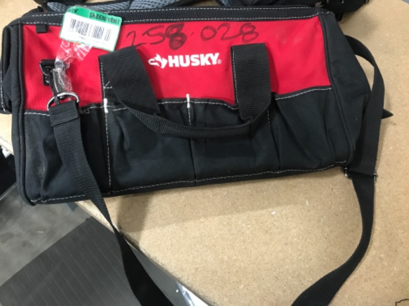 Photo 2 of *BAG HAS MARKER ON IT * Husky
18 in. 14 Pocket Zippered Tool Bag