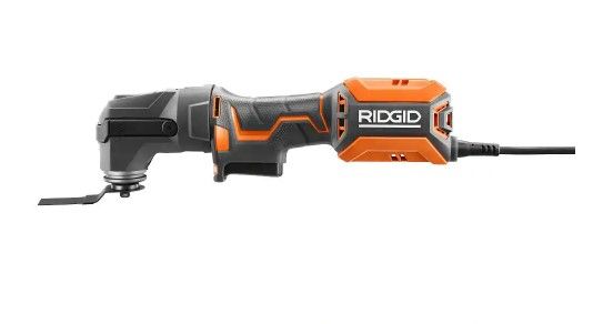 Photo 1 of **TESTED AND FUNCTIONS** RIDGID 4 Amp Corded Oscillating Multi-Tool