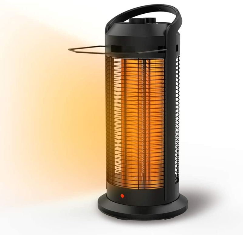 Photo 1 of ** TURNS ON BUT DOESNT GET HOT: PARTS ONLY ** Electric Infrared Space Heater, 70° Oscillating Radiant Tower Heater with Tip-Over and Overheat Protection, 2 Heating Modes for Office Home Patio, 1500W
