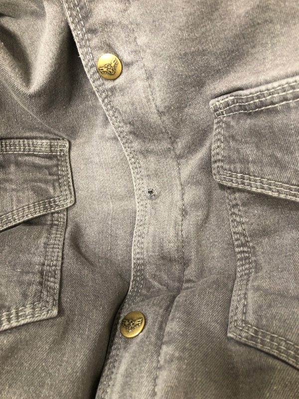 Photo 3 of **missing a button** XL- Milwaukee Leather Performance MPM1621 Men's Armored Denim Shirt Aramid DuPont Fibers

