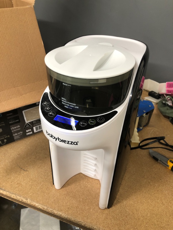 Photo 3 of New and Improved Baby Brezza Formula Pro Advanced Formula Dispenser Machine - Automatically Mix a Warm Formula Bottle Instantly - Easily Make Bottle with Automatic Powder Blending