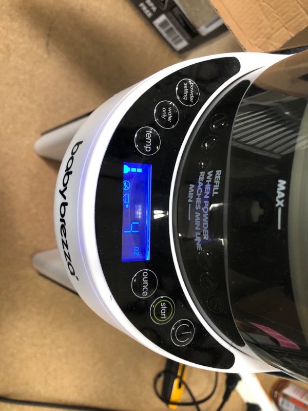 Photo 2 of New and Improved Baby Brezza Formula Pro Advanced Formula Dispenser Machine - Automatically Mix a Warm Formula Bottle Instantly - Easily Make Bottle with Automatic Powder Blending
