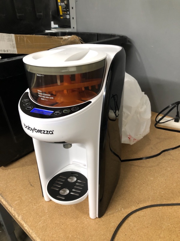 Photo 3 of New and Improved Baby Brezza Formula Pro Advanced Formula Dispenser Machine - Automatically Mix a Warm Formula Bottle Instantly - Easily Make Bottle with Automatic Powder Blending